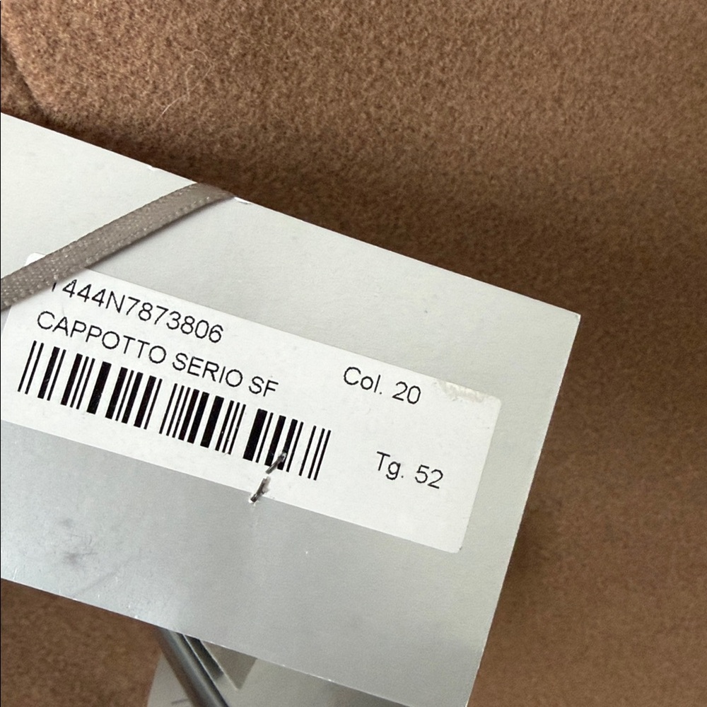 🔥🔥🔥Grey Daniele Alessandrini Men's Car Coat, coffee/ brown size M/L - Picture 6 of 12